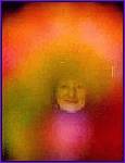 This aura  photograph taken with an aura camera at a psychic faire in Gainesville, Florida, USA, 1997. Check links for A Course in Miracles (ACIM), acupuncture, traditional oriental medicine, advertising, charitable public service banners for your website, alchemy, Alexander technique, aliens, alien abduction recall and more!
