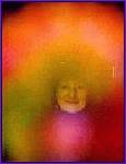 This aura  photograph taken with an aura camera at a psychic faire in Gainesville, Florida, USA, 1997. Check links for A Course in Miracles (ACIM), acupuncture, traditional oriental medicine, advertising, charitable public service banners for your website, alchemy, Alexander technique, aliens, alien abduction recall and more!