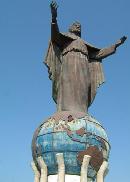 Cristo Rei (Christ the King) statue east of the capitol city of Dili