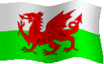 Flag of Wales, UK